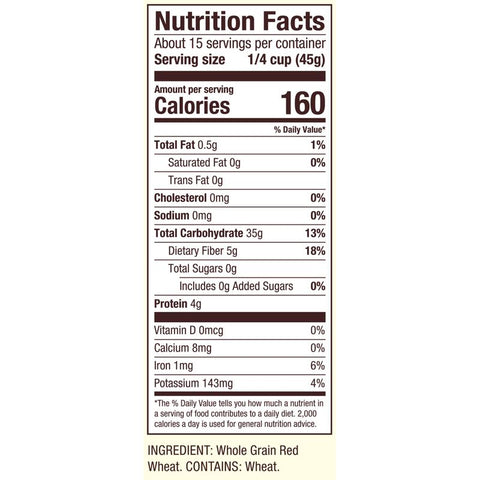 BULGUR RED WHEAT ALA 4OZ (#103918)