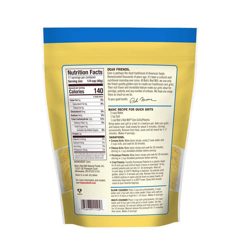 CORN GRITS/POLENTA 24OZ (#103922)