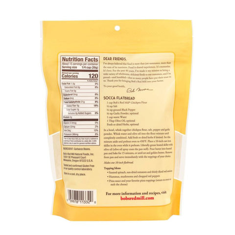 GARBANZO BEAN (CHICKPEA) FLOUR 16OZ (#103926)