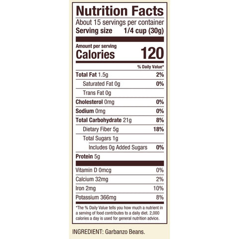 GARBANZO BEAN (CHICKPEA) FLOUR 16OZ (#103926)