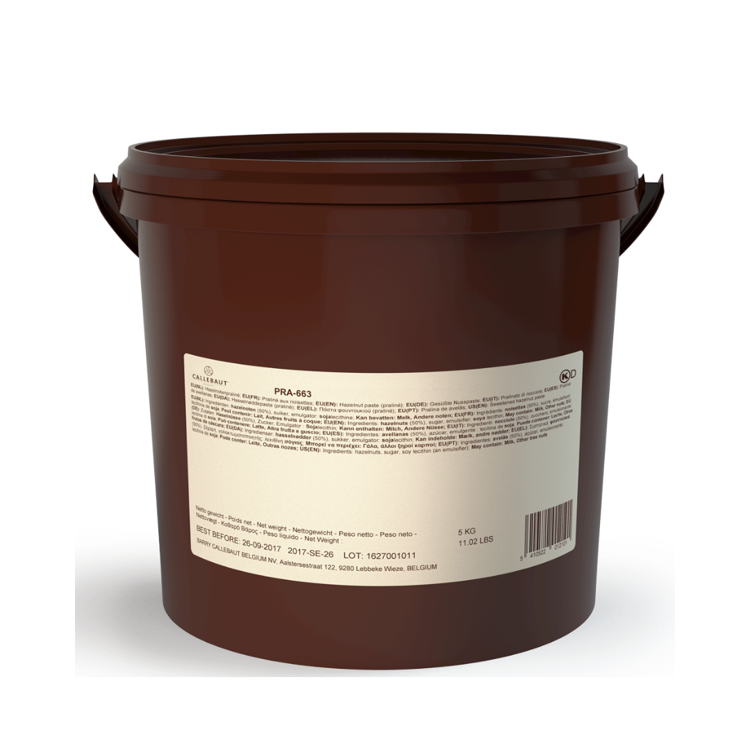 HAZELNUT PRALINE 5KG / CALLEBAUT PRA-T14 (