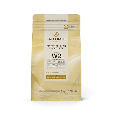 WHITE CHOCOLATE COUVERTURE 28% 1KG (#103988)