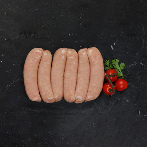 FROZEN BRISTISH PORK SAUSAGE 6PC 454G (#103995)