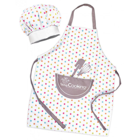 100% COTTON APRON & HAT SET (#104043)