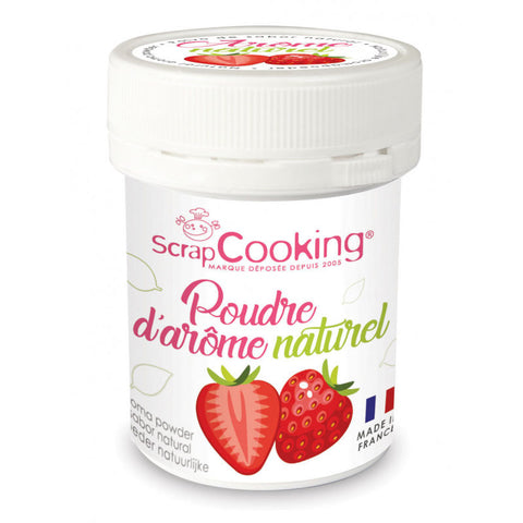 NATURAL STRAWBERRY FLAVOUR POWDER 15G (#104060)