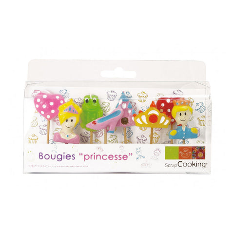 PRINCESS CANDLE 8PC (#104075)
