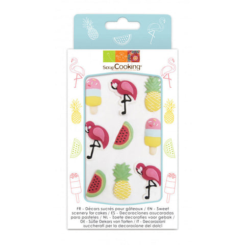 SUMMER DECOR ICING 9PC (#104080)