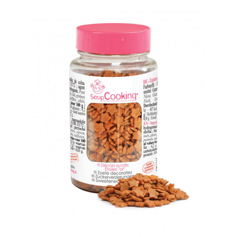 GOLD STAR SPRINKLES 55G (#104090)