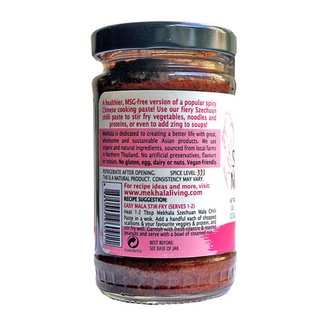 ORGANIC SZECHUAN MALA CHILLI PASTE 100G (#104117)