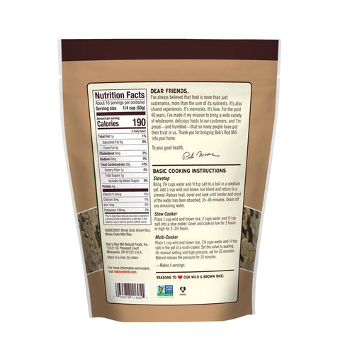 WILD/BROWN RICE MIX 28OZ (#104133)