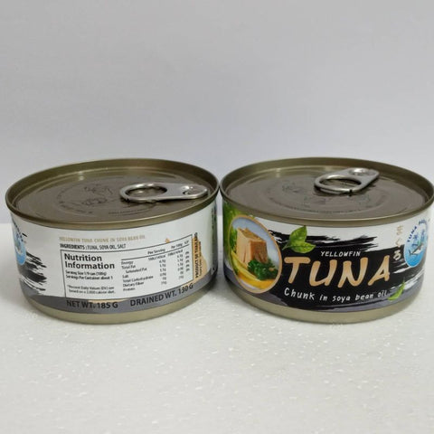 TUNA CHUNK IN SOYBEAN OIL 185G (#104185)