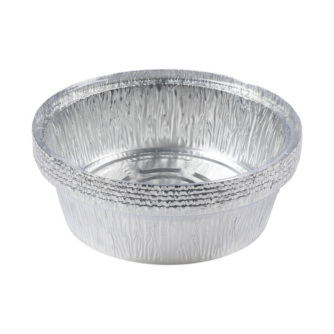 PAN FOIL ROUND 160X140XH48MM 5PC (#104221)