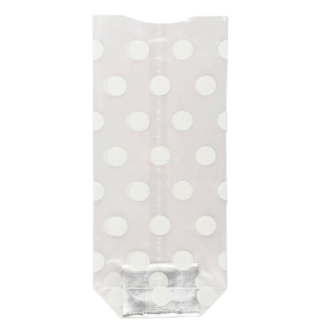 COOKIE BAG DOTSY BLANC 12X26CM (#104236)
