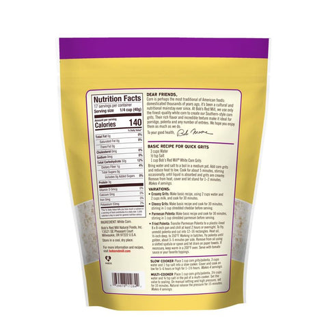 WHITE CORN GRITS 24OZ (#104470)