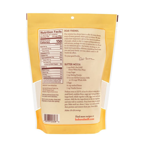 GF SWEET WHITE RICE FLOUR 24OZ (#104471)