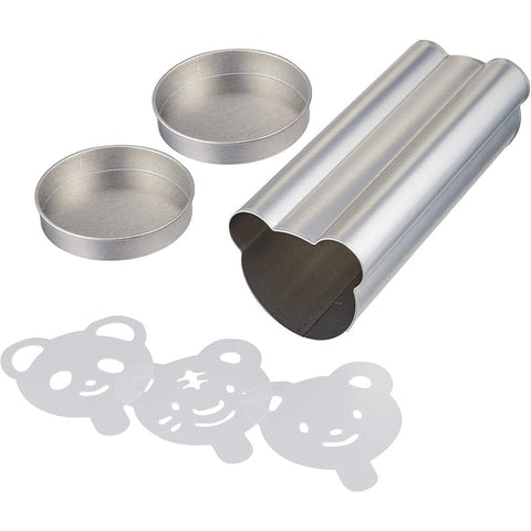 BEAR SHAPED BREAD MOULD W STENCILS (#104476)