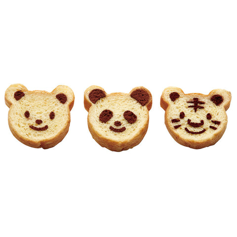 BEAR SHAPED BREAD MOULD W STENCILS (#104476)