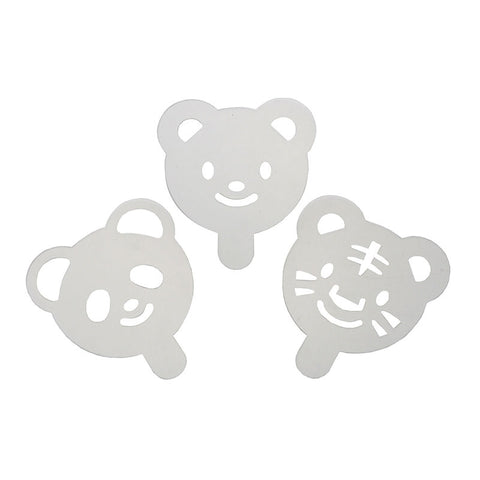 BEAR SHAPED BREAD MOULD W STENCILS (#104476)