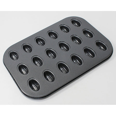 ALMOND SHAPED MOULD NON-STICK 18CAV (#104484)