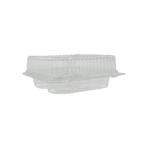 RECT PLASTIC CLAM BOX 4-RD-CAV 192X205X70MM (#104555)