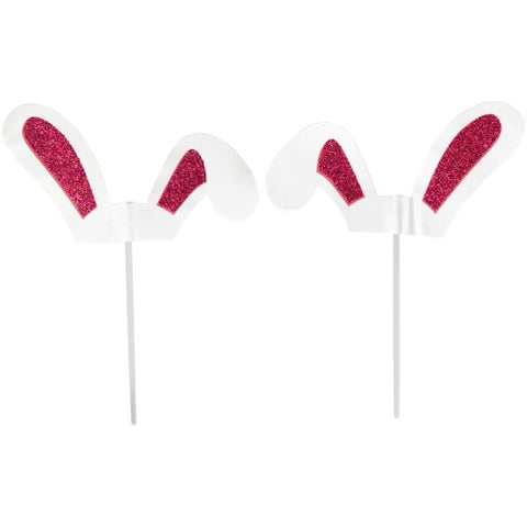 BUNNY EAR CUPCAKE TOPPER 2113-9356 24PC (#104598)