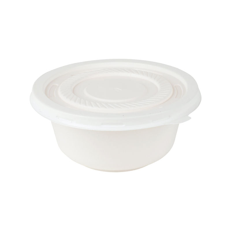 DISPOSABLE BIO BOWL W COVER 430ML 10SET (