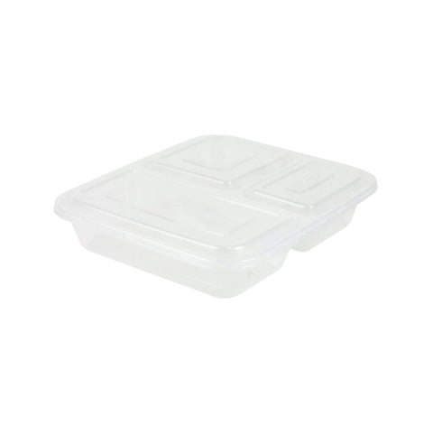 DISPOSABLE CONTAINER 3 COMPRT 1L 10SET (#104645)