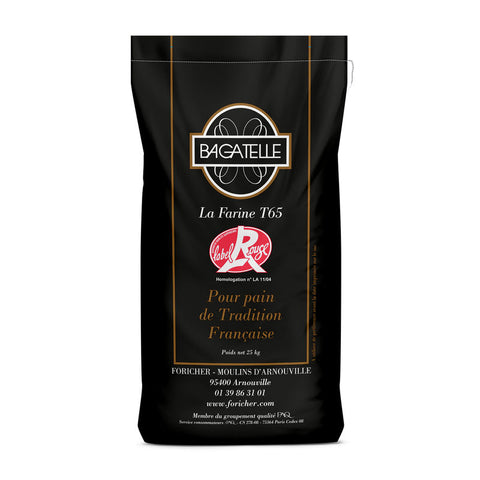 ROUGE FLOUR T65/BAGATELLE (FOR FRENCH BREAD) 25KG (#104742)