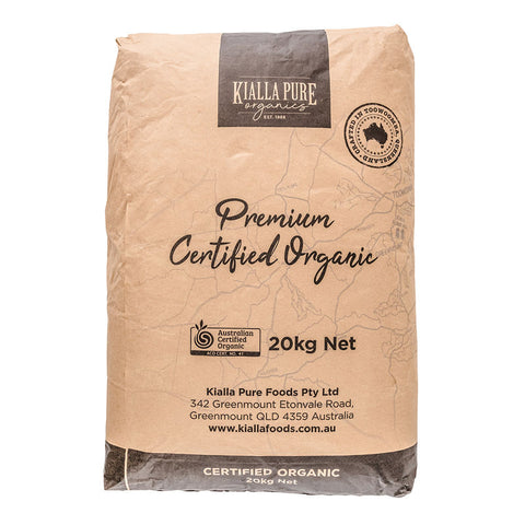 ORGANIC BREAD AND PIZZA FLOUR 20KG (#104801)