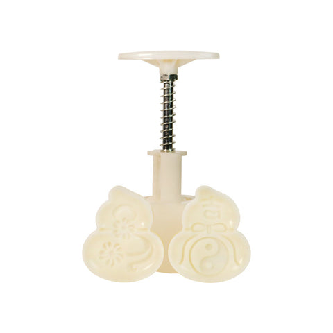 MOONCAKE MOULD PLASTIC GOURD 50G (#104802)