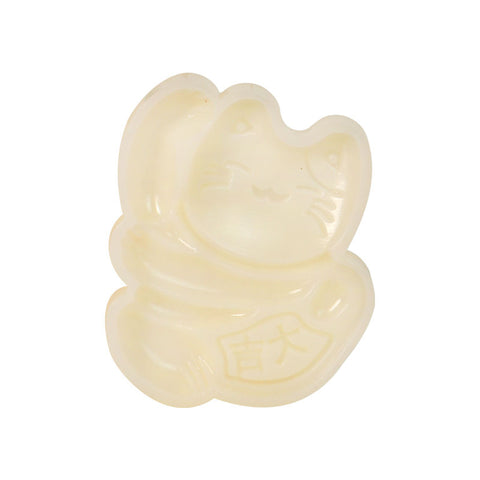 MOONCAKE MOULD PLASTIC LUCKY CAT 50G (#104804)