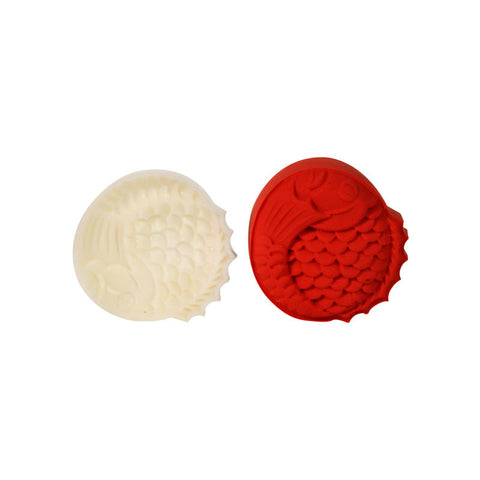 MOONCAKE MOULD PLASTIC FISH 50G (#104805)