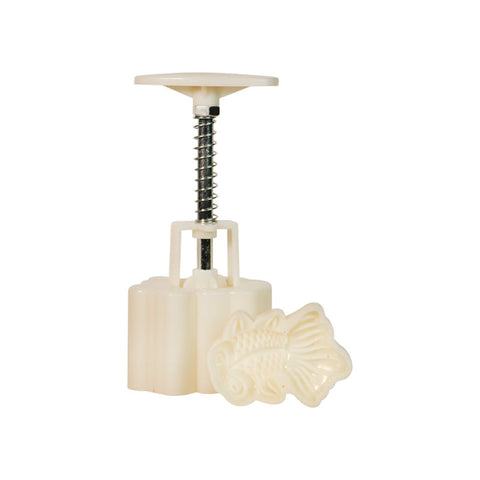 MOONCAKE MOULD PLASTIC GOLDFISH 50G (#104806)