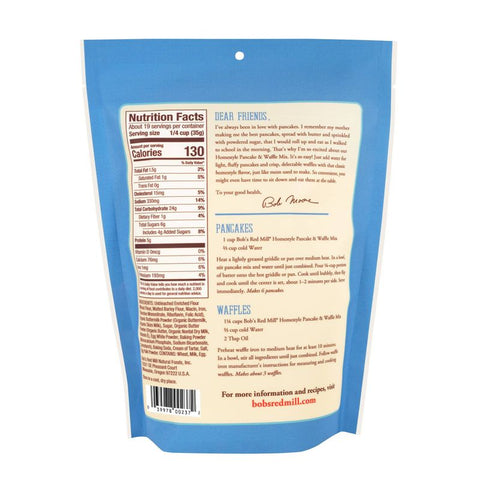 HOMESTYLE PANCAKE AND WAFFLE MIX 24OZ (#104840)