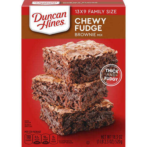 CHEWY FUDGE BROWNIE MIX 519G (#104920)