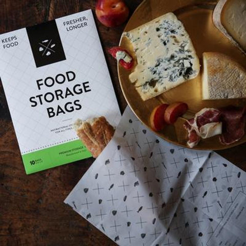 REUSABLE FOOD STORAGE BAG 10X14" 10PC (#104942)