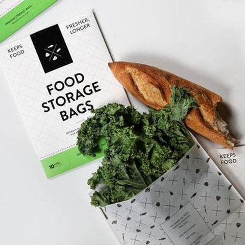 REUSABLE FOOD STORAGE BAG 10X14" 10PC (#104942)