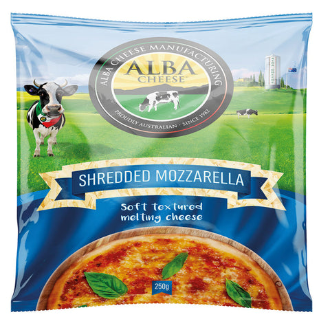 MOZZARELLA SHREDDED CHEESE 250G (#105018)