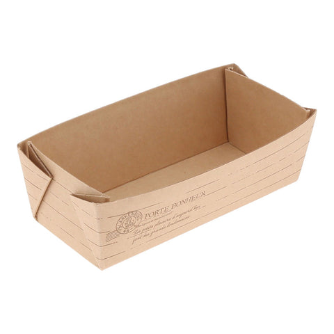 SMALL POUND CAKE TRAY 130X55X45MM 10PC (#105041)