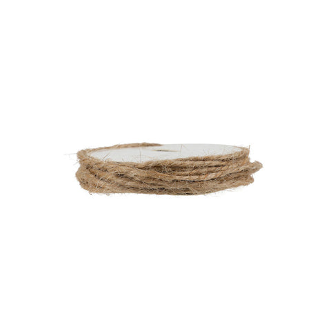 RIBBON BURLAP TRIM NEUTRAL 2MMX25M (#105052)