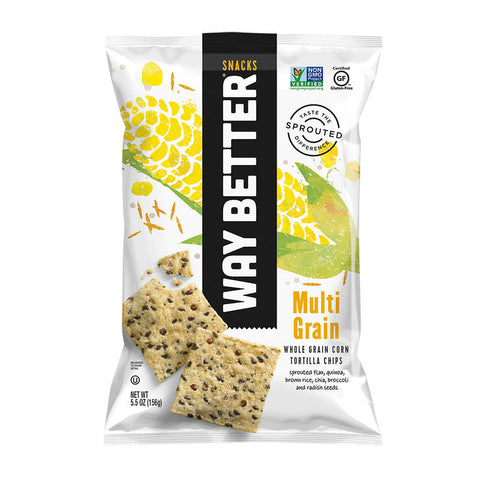 TORTILLA CHIPS MULTI-GRAIN 5.5OZ (#105068)