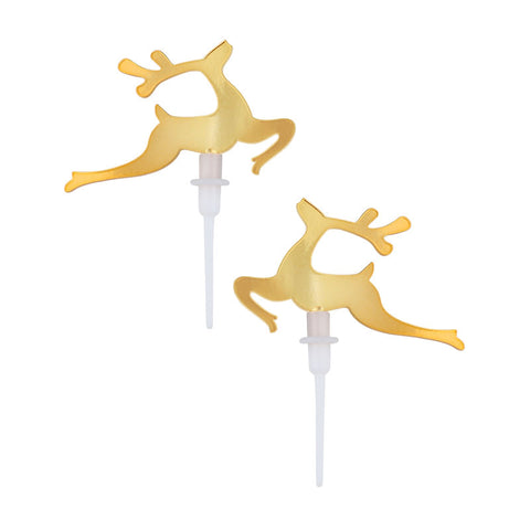 DECOR ON PICK X'MAS REINDEER 7.4X6CM 1011 (#105212)