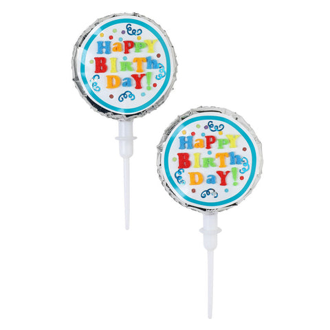 DECOR ON PICK BIRTHDAY 10X4.7CM 810 (#105227)