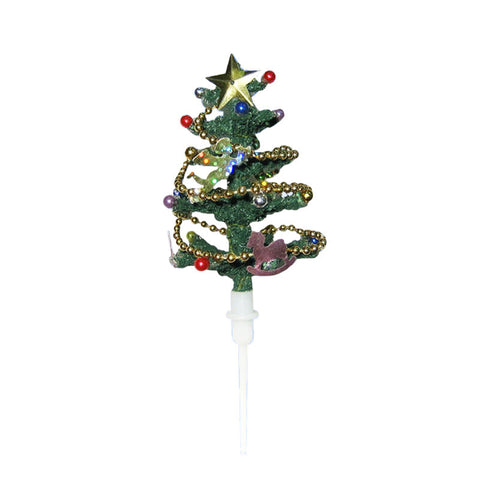 DECOR ON PICK X'MAS TREE 11.5X4.5CM 132 (#105242)