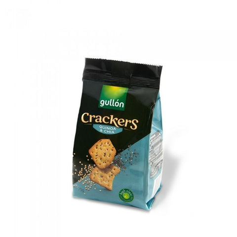 CHIA & QUINOA CRACKERS 75G (#105254)