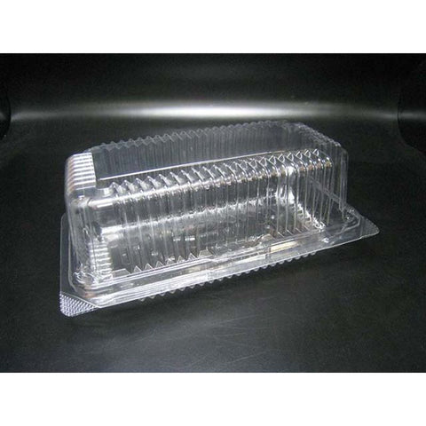 RECT PLASTIC CLAM BOX 215X122X75MM 10PC (#105283)