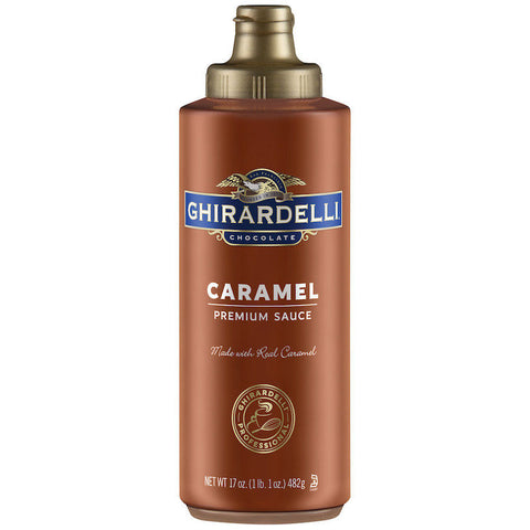CARAMEL SAUCE SQUEEZE BOTTLE 482G (#105308)