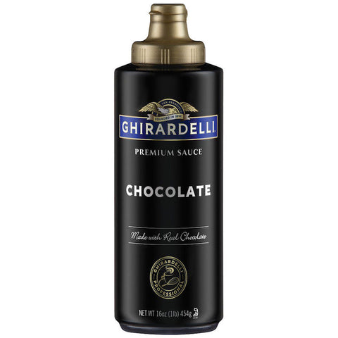 CHOCOLATE SAUCE BLACK LABEL SQUEEZE BOTTLE 454G (#105309)