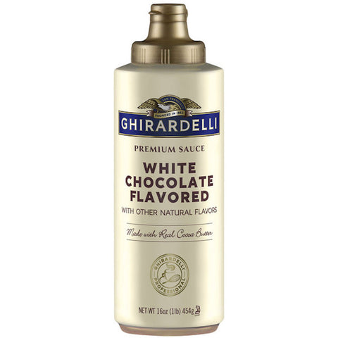 CHOCOLATE WHITE SAUCE SQUEEZE BOTTLE 454G (#105310)
