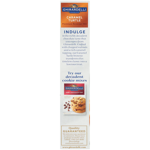 CHOCOLATE CARAMEL TURTLE BROWNIE MIX 524G (#105313)